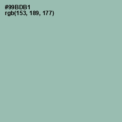 #99BDB1 - Summer Green Color Image