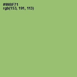 #99BF71 - Olivine Color Image