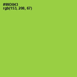 #99D043 - Conifer Color Image