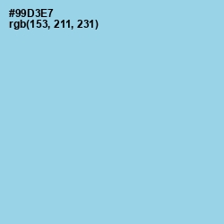 #99D3E7 - Morning Glory Color Image