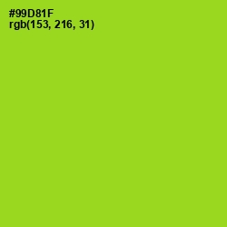 #99D81F - Pistachio Color Image