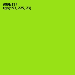 #99E117 - Inch Worm Color Image