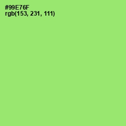 #99E76F - Conifer Color Image