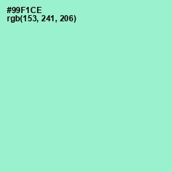 #99F1CE - Riptide Color Image