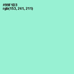 #99F1D3 - Riptide Color Image