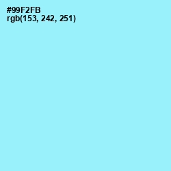#99F2FB - Anakiwa Color Image