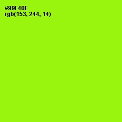 #99F40E - Inch Worm Color Image