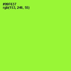 #99F637 - Green Yellow Color Image