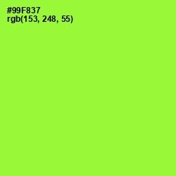 #99F837 - Green Yellow Color Image