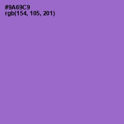#9A69C9 - Amethyst Color Image