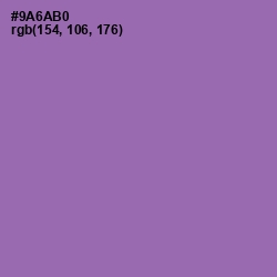 #9A6AB0 - Wisteria Color Image