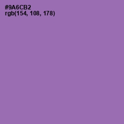 #9A6CB2 - Wisteria Color Image