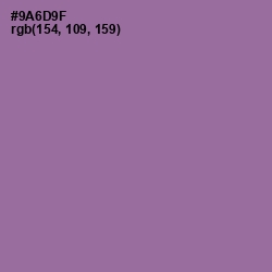 #9A6D9F - Trendy Pink Color Image