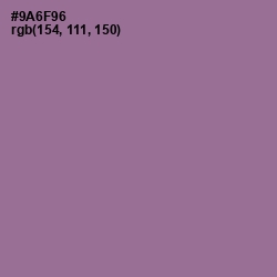 #9A6F96 - Mountbatten Pink Color Image
