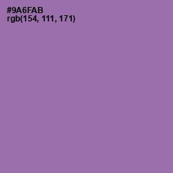 #9A6FAB - Wisteria Color Image