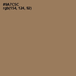 #9A7C5C - Leather Color Image