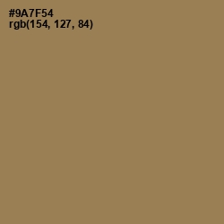 #9A7F54 - Leather Color Image