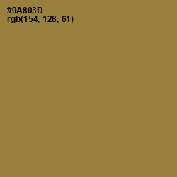 #9A803D - Sycamore Color Image