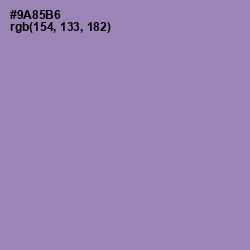 #9A85B6 - Manatee Color Image