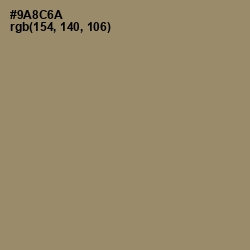 #9A8C6A - Arrowtown Color Image