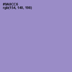 #9A8CC6 - Blue Bell Color Image