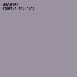 #9A91A1 - Manatee Color Image
