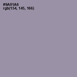 #9A91A6 - Manatee Color Image