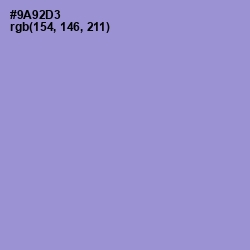 #9A92D3 - Blue Bell Color Image