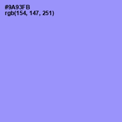 #9A93FB - Portage Color Image