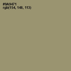 #9A9471 - Gurkha Color Image