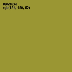 #9A9634 - Sycamore Color Image