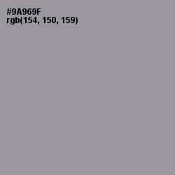 #9A969F - Mountain Mist Color Image