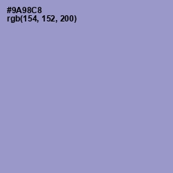 #9A98C8 - Blue Bell Color Image