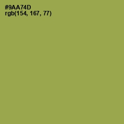 #9AA74D - Chelsea Cucumber Color Image