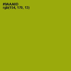 #9AAA0D - Citron Color Image