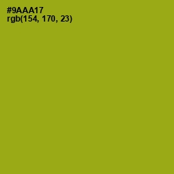 #9AAA17 - Citron Color Image