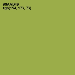 #9AAD49 - Chelsea Cucumber Color Image