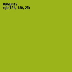 #9AB419 - Citron Color Image