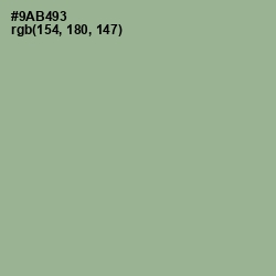 #9AB493 - Sage Color Image