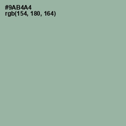 #9AB4A4 - Summer Green Color Image