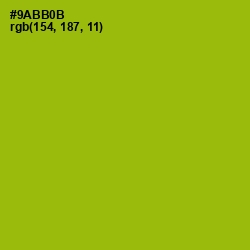 #9ABB0B - Citron Color Image