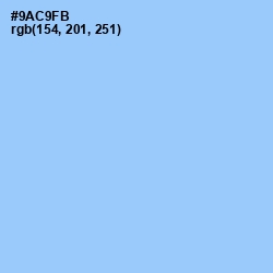 #9AC9FB - Cornflower Color Image