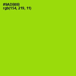 #9ADB0B - Pistachio Color Image