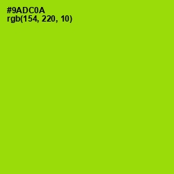 #9ADC0A - Pistachio Color Image