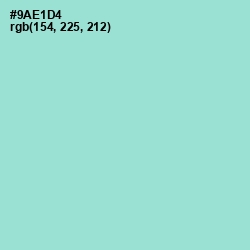 #9AE1D4 - Riptide Color Image