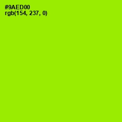 #9AED00 - Inch Worm Color Image