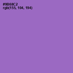 #9B68C2 - Amethyst Color Image