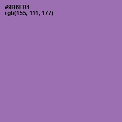 #9B6FB1 - Wisteria Color Image