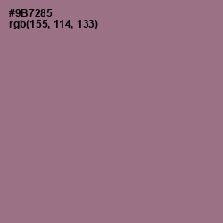 #9B7285 - Mountbatten Pink Color Image