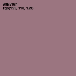 #9B7681 - Mountbatten Pink Color Image